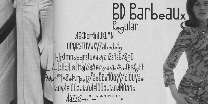 BD Barbeaux Font Poster 6
