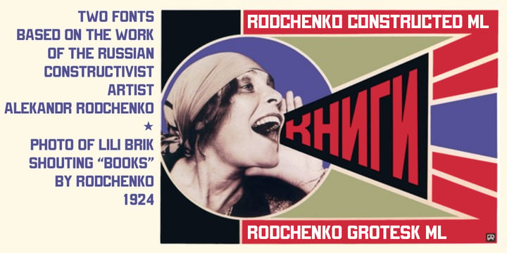Rodchenko Constructed ML Font Poster 9