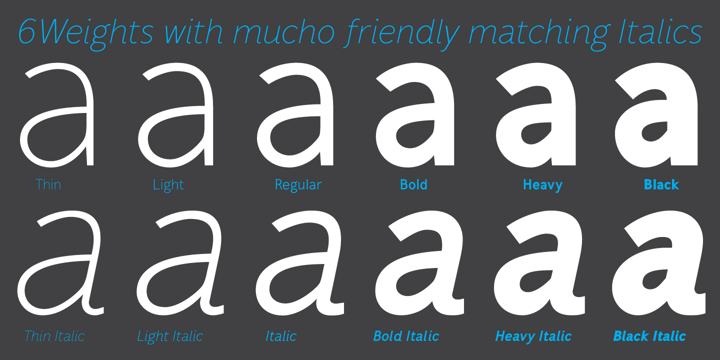 Mucho Sans Font Poster 3