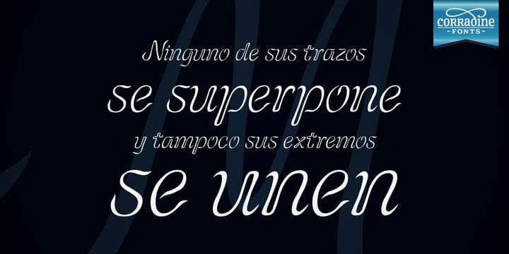 Elegance Monoline Font Poster 4