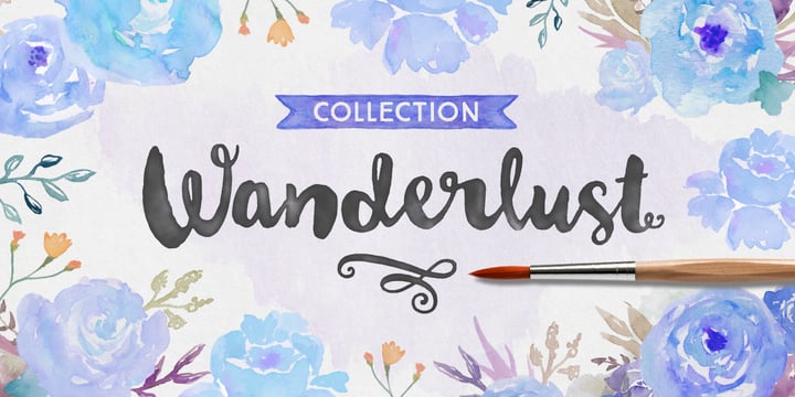 Wanderlust Collection Font Poster 1