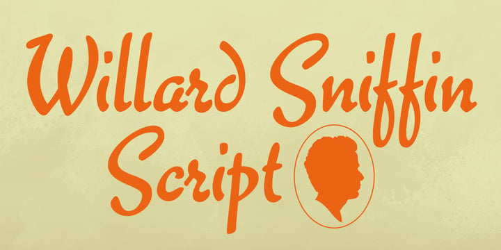 Willard Sniffin Script Font Poster 1