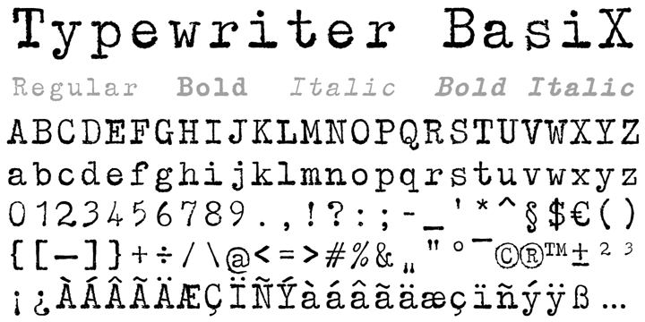 Typewriter BasiX
