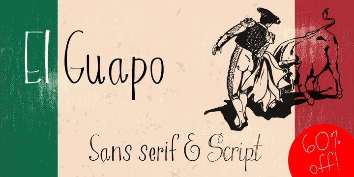 El Guapo Font Poster 1