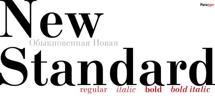 New Standard Font Poster 5