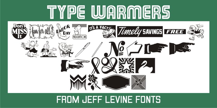Type Warmers JNL Font Poster 1