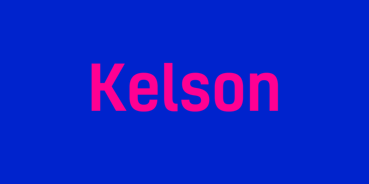 Kelson Font Poster 1