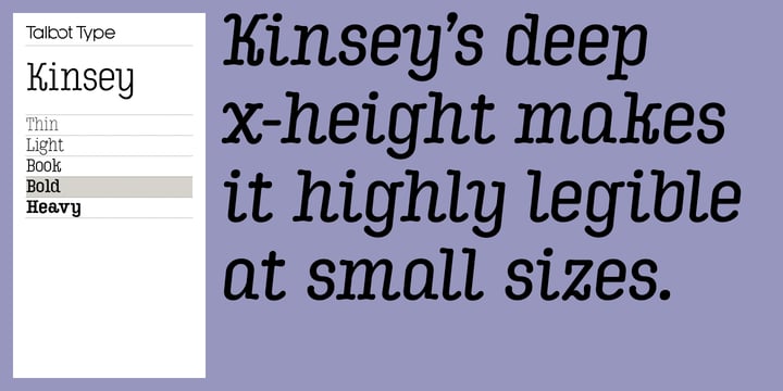 Kinsey Font Poster 5