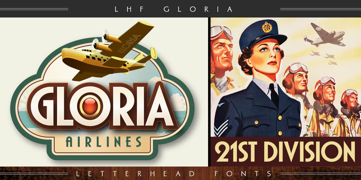 LHF Gloria Font Poster 1