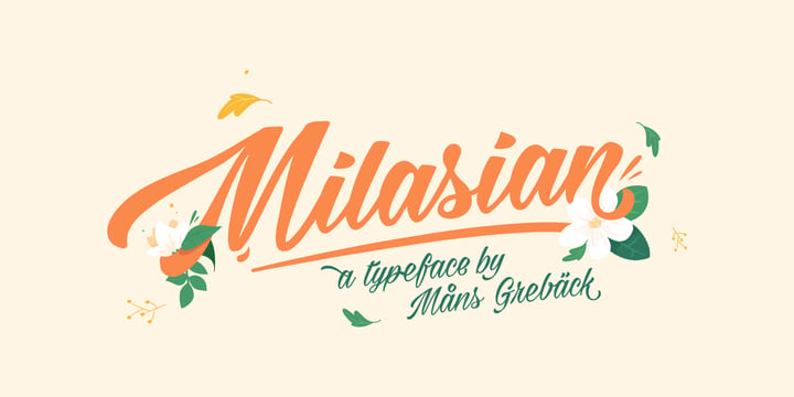Milasian Font Poster 1