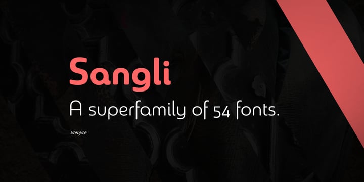 Sangli Font Poster 1