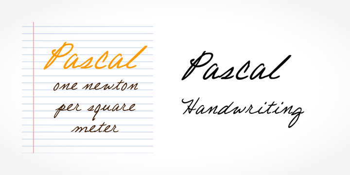 Pascal Handwriting Font Poster 5