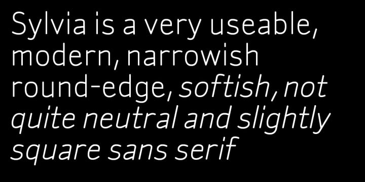 Sylvia Font | Webfont & Desktop | MyFonts