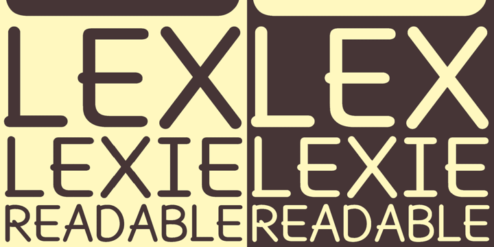 Lexie Readable Font Poster 2