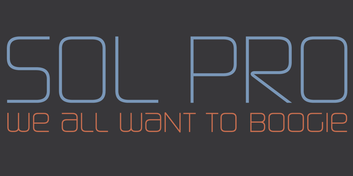 Sol Pro Font Poster 1