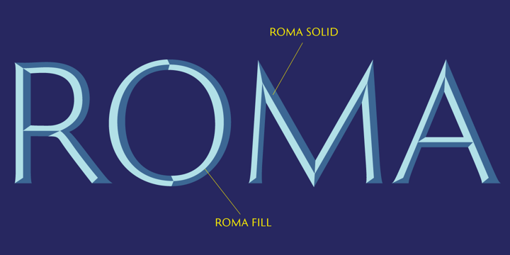Roma Font Poster 8