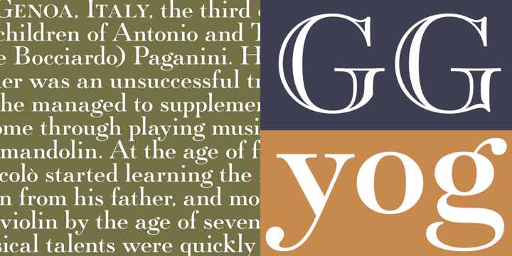 Paganini Font Poster 3