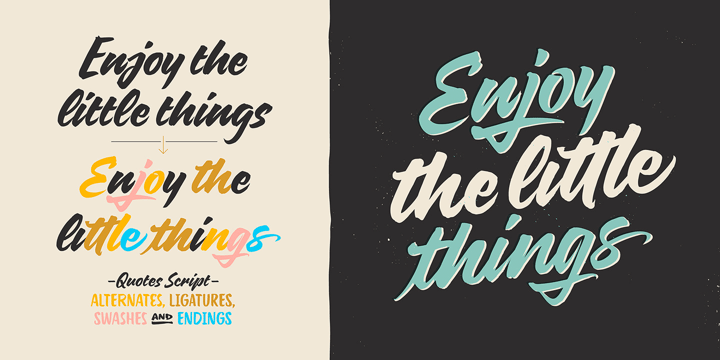 Quotes Font Poster 15