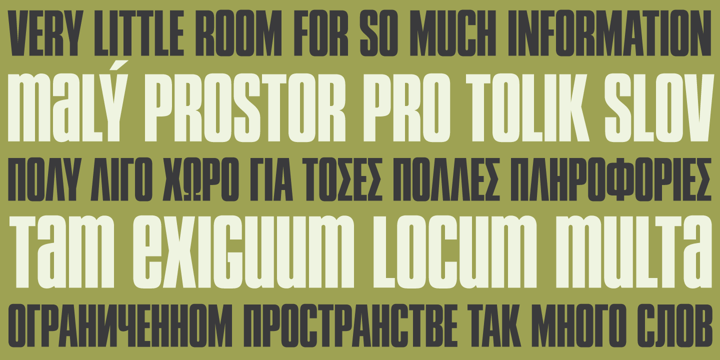 Press Gothic Font Poster 3