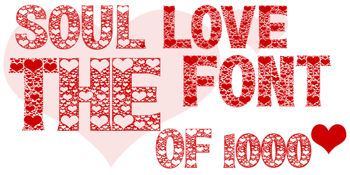 SOUL LOVE Font Poster 1