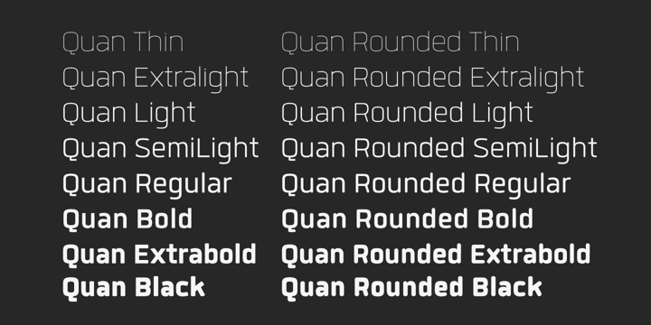 Quan Font Poster 10