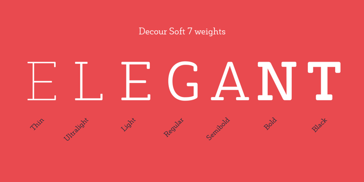 Decour Soft Font Poster 7