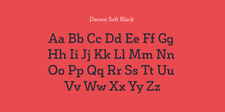 Decour Soft Font Poster 10