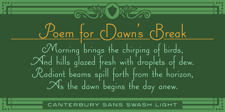 Canterbury Sans™