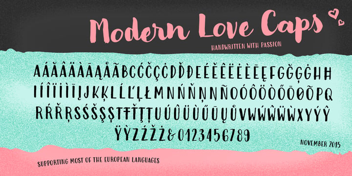 Modern Love Font Poster 13