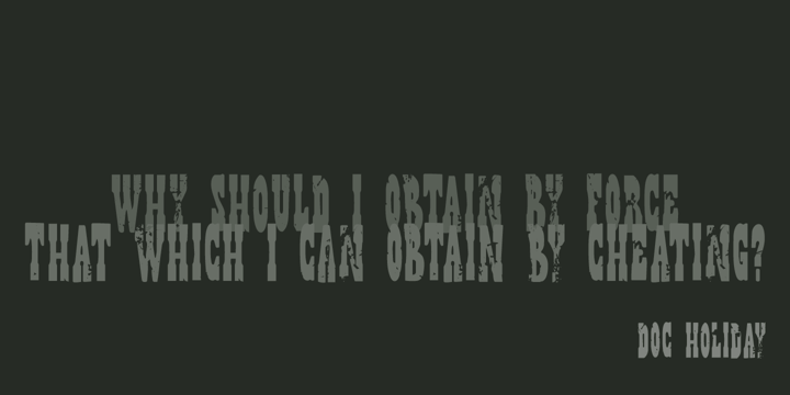 Wild Bunch Font Poster 4