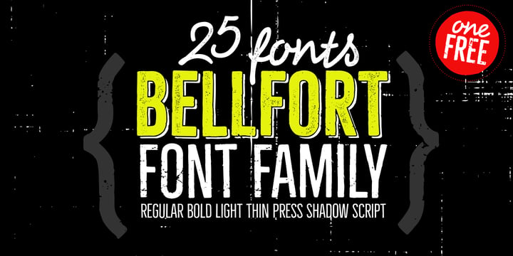 Bellfort Font Poster 1