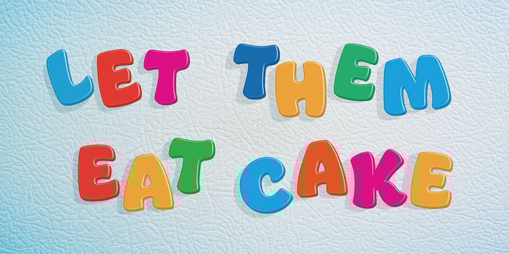 Jumble Font Poster 13