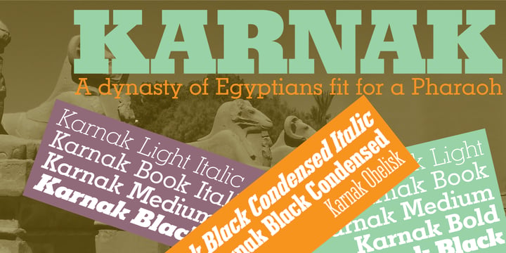 Karnak Pro Font Poster 1