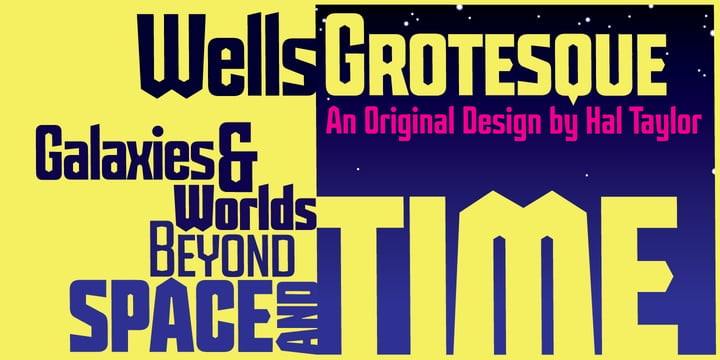 Wells Grotesque Pro Font Poster 1