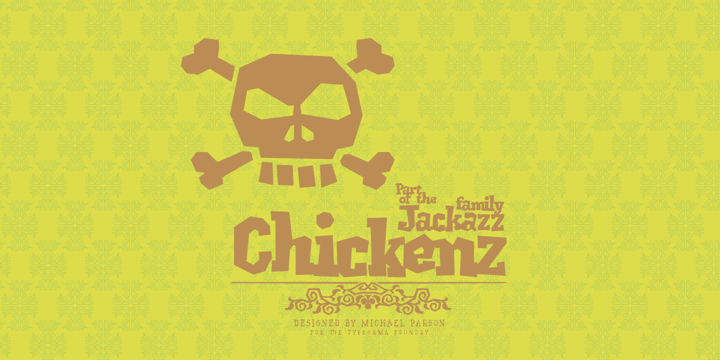 Chickenz Font Poster 8