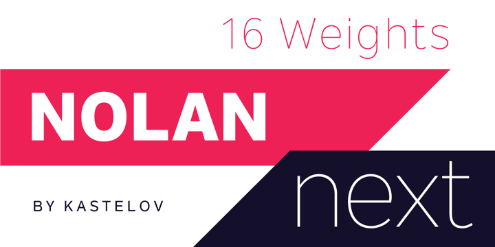 Nolan Next Font Poster 1