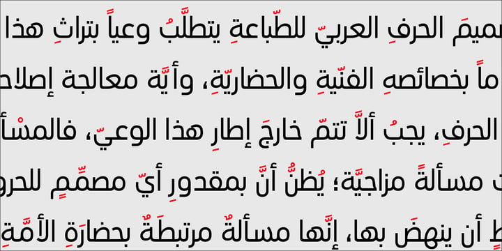 PF DIN Text Arabic Font Poster 2