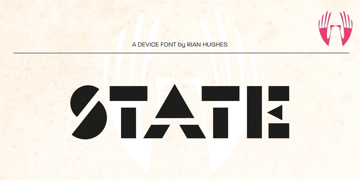 State Font Poster 2