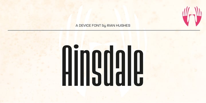 Ainsdale Font Poster 2