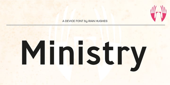 Ministry Font Poster 5