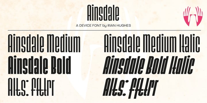 Ainsdale Font Poster 5