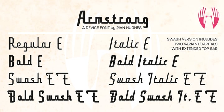 Armstrong Font Poster 5