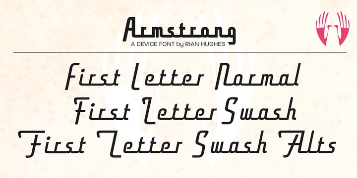 Armstrong Font Poster 3