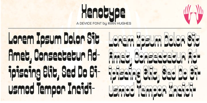 Xenotype Font Poster 1