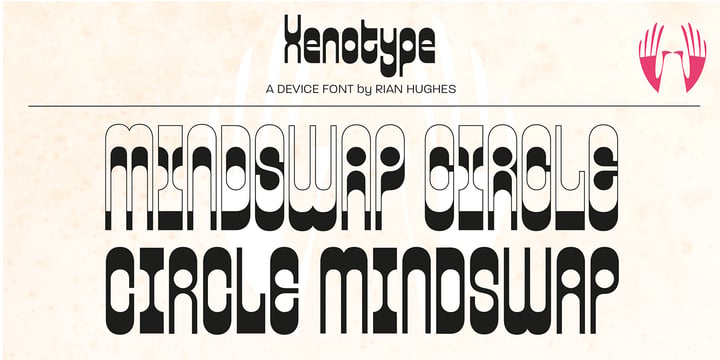 Xenotype Font Poster 2