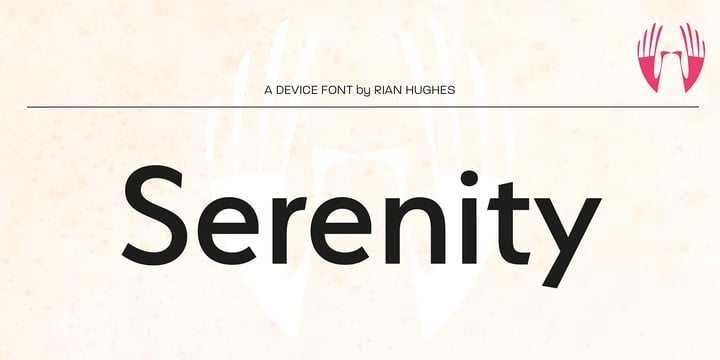 Serenity Font Poster 5
