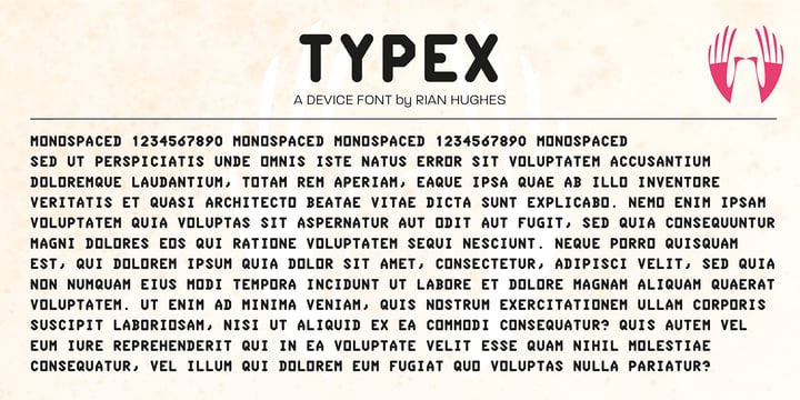 Typex Font Poster 5