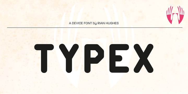 Typex Font Poster 2