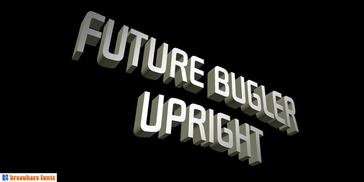 Future Bugler Upright Font Poster 7