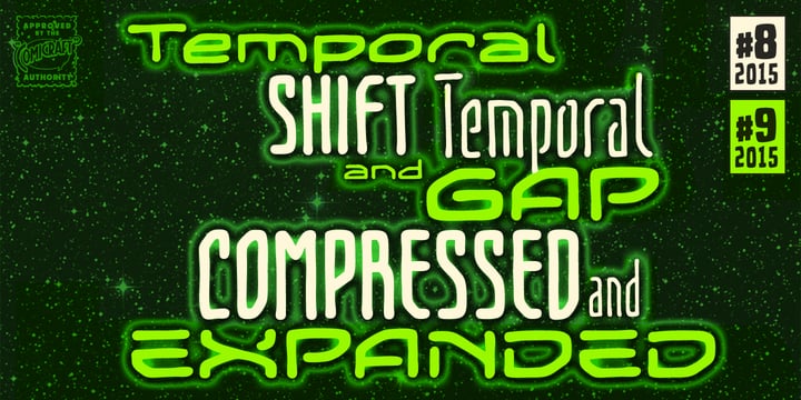 Temporal Font Poster 3